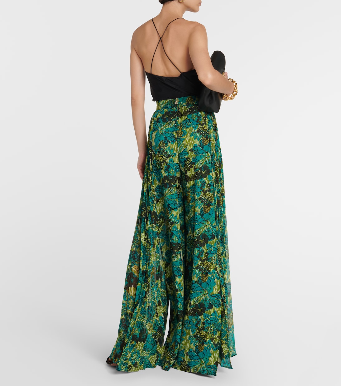 Pantalon ample Nigeria à fleurs | Max Mara