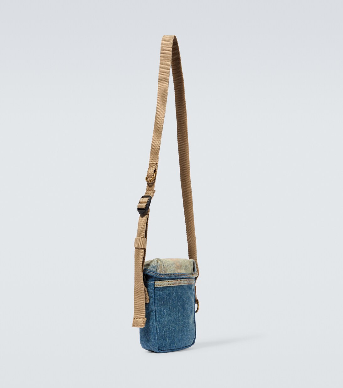 Borsa a tracolla in denim bleached | Acne Studios