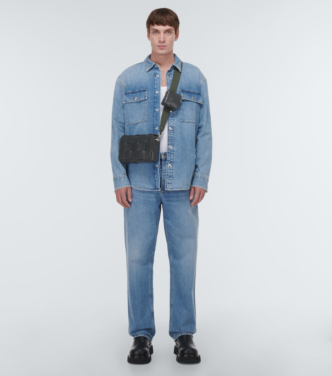 Borsa a tracolla Cassette in pelle | Bottega Veneta