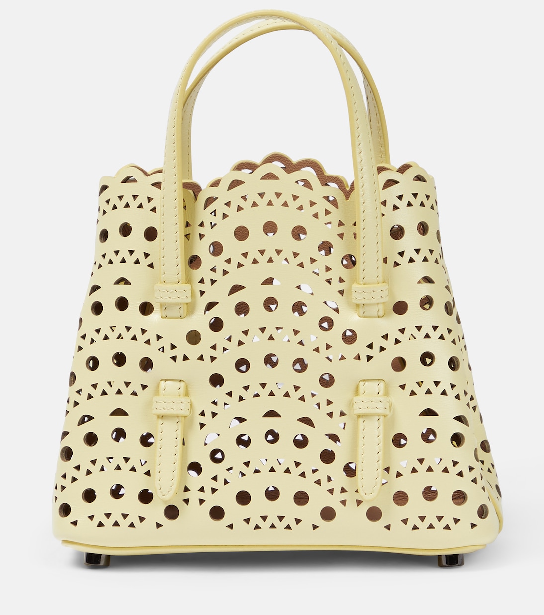 Tote Mina 16 Vienne Wave aus Leder | Alaïa