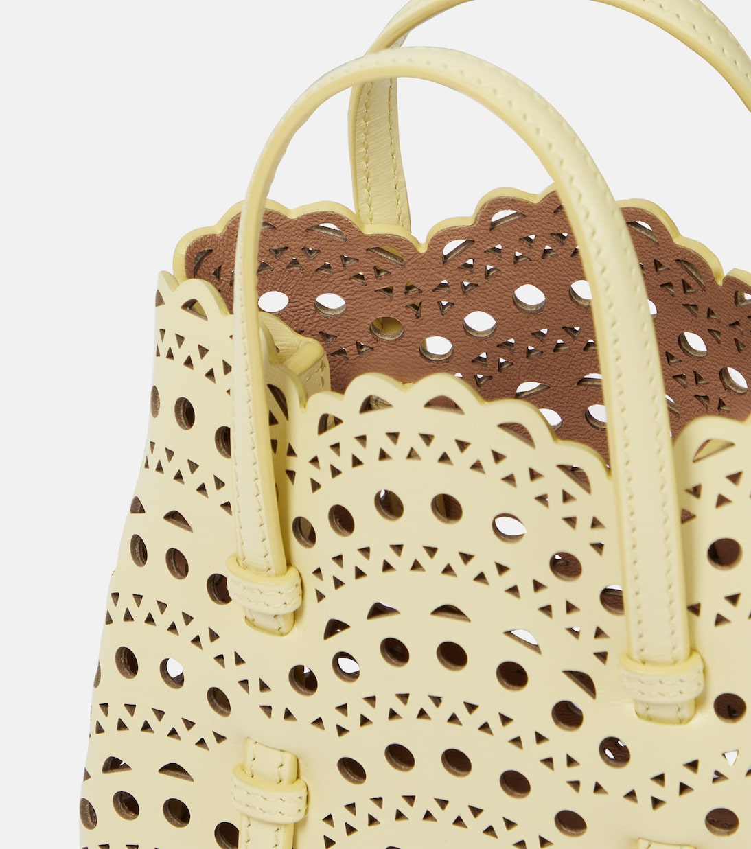 Tote Mina 16 Vienne Wave aus Leder | Alaïa