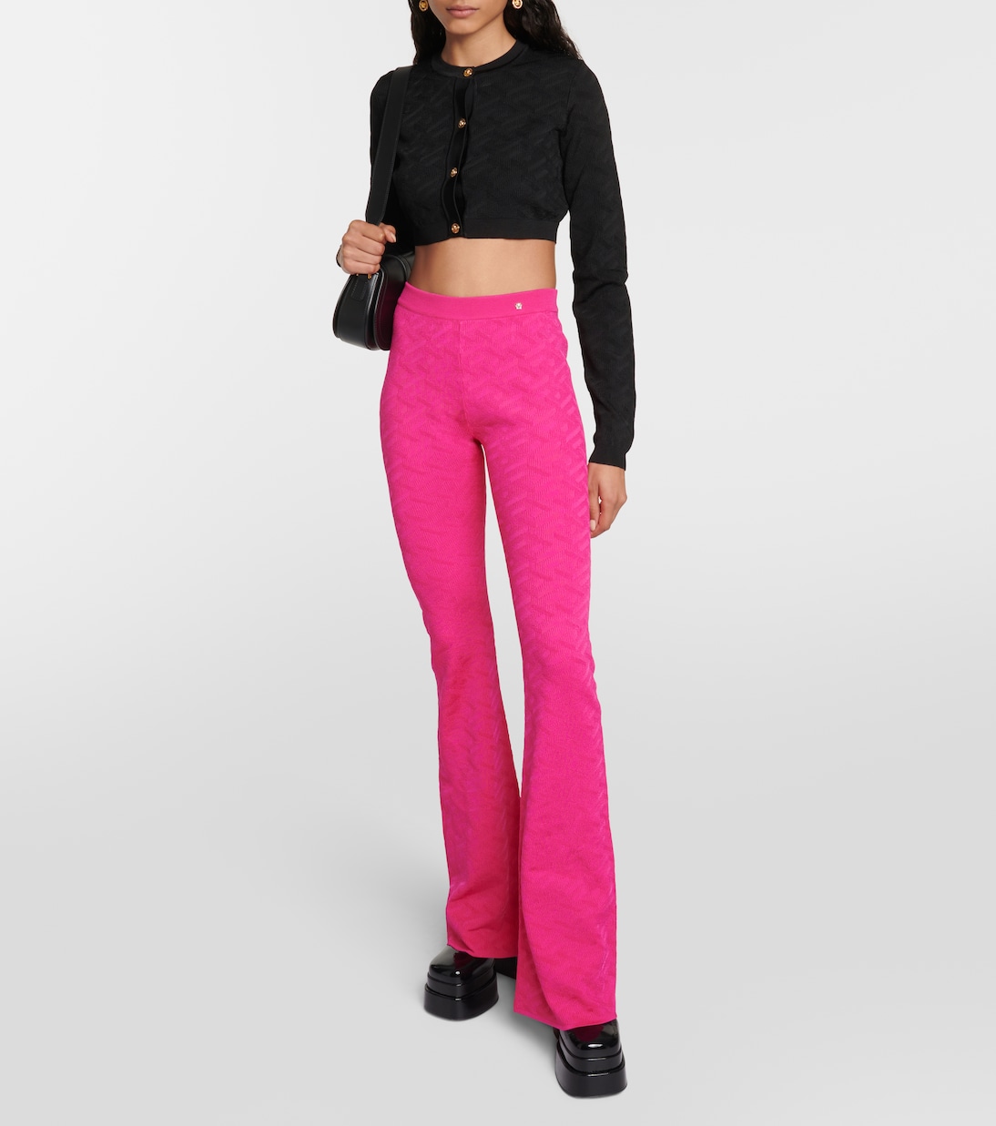Cropped-Cardigan Medusa | Versace