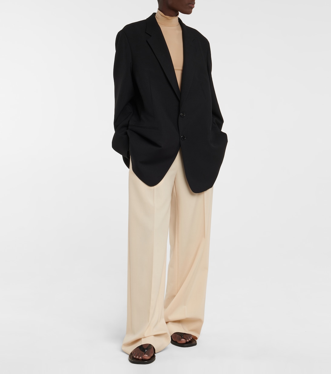 Pantalon Gordon en laine vierge | The Row