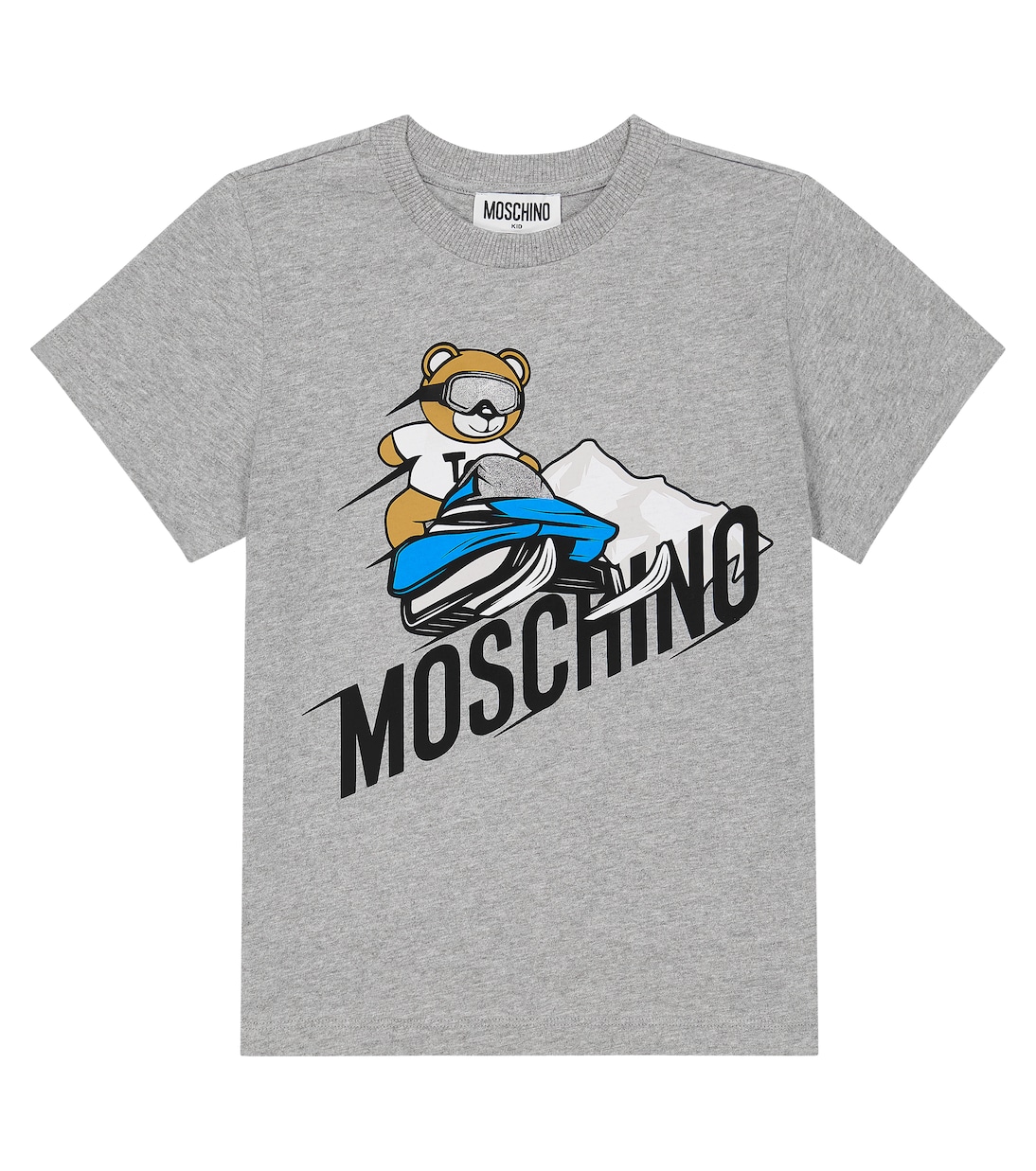 프린트 코튼 저지 티셔츠 | Moschino Kids
