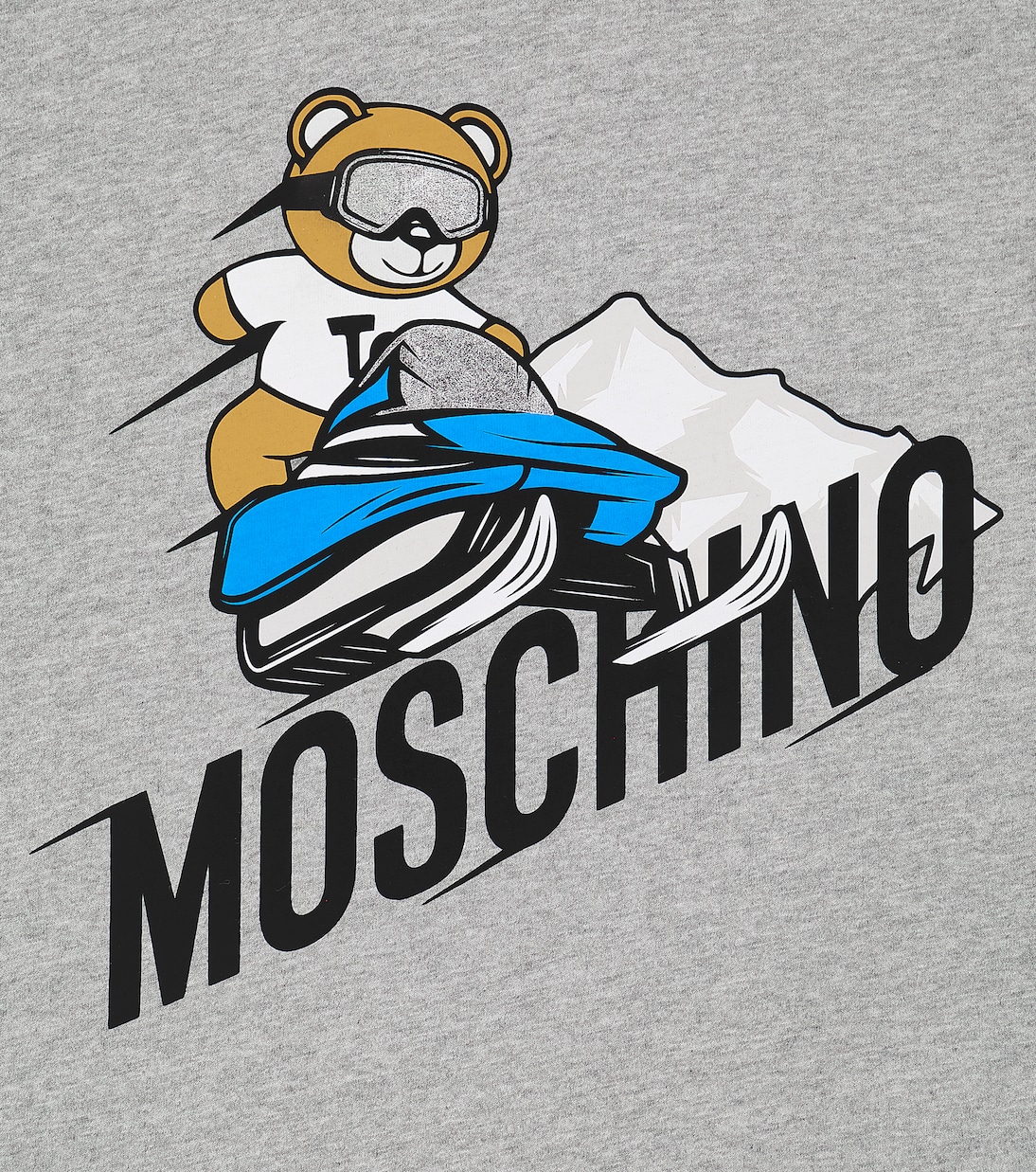 프린트 코튼 저지 티셔츠 | Moschino Kids