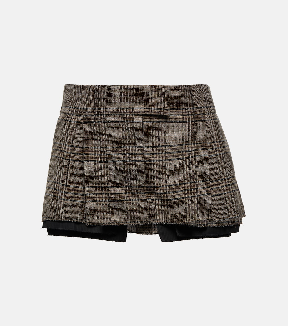 Minirock aus Wolle | Miu Miu