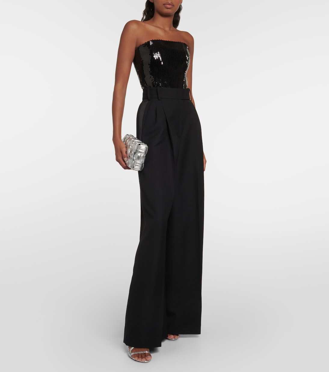 High-rise wool wide-leg pants | Alexandre Vauthier