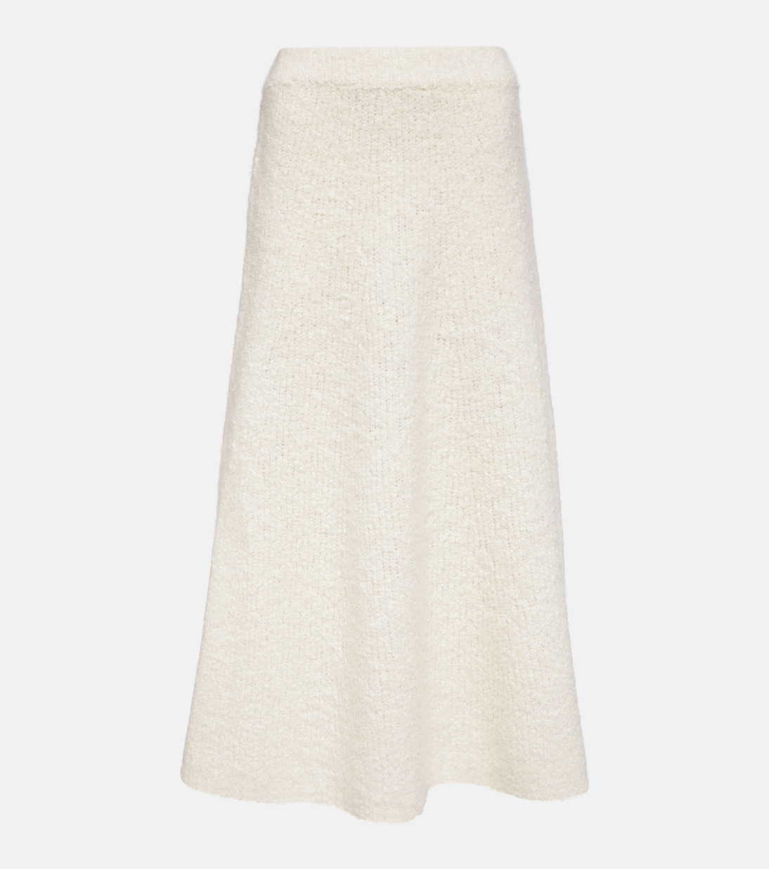 Falda midi Pablo de bouclé de lana y seda | Gabriela Hearst