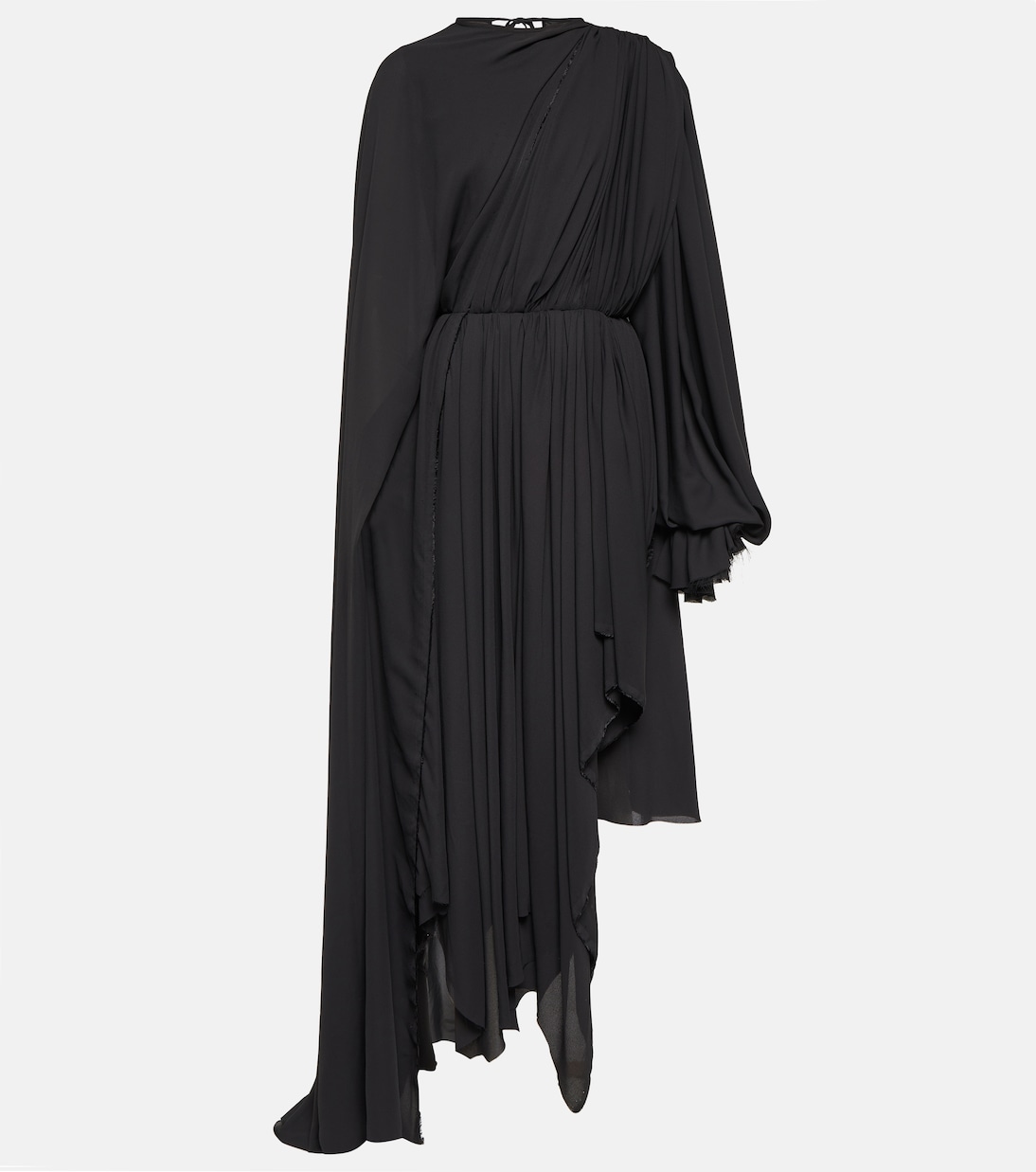Vestido Corto Asimétrico de Crêpe Balenciaga para Jóvenes