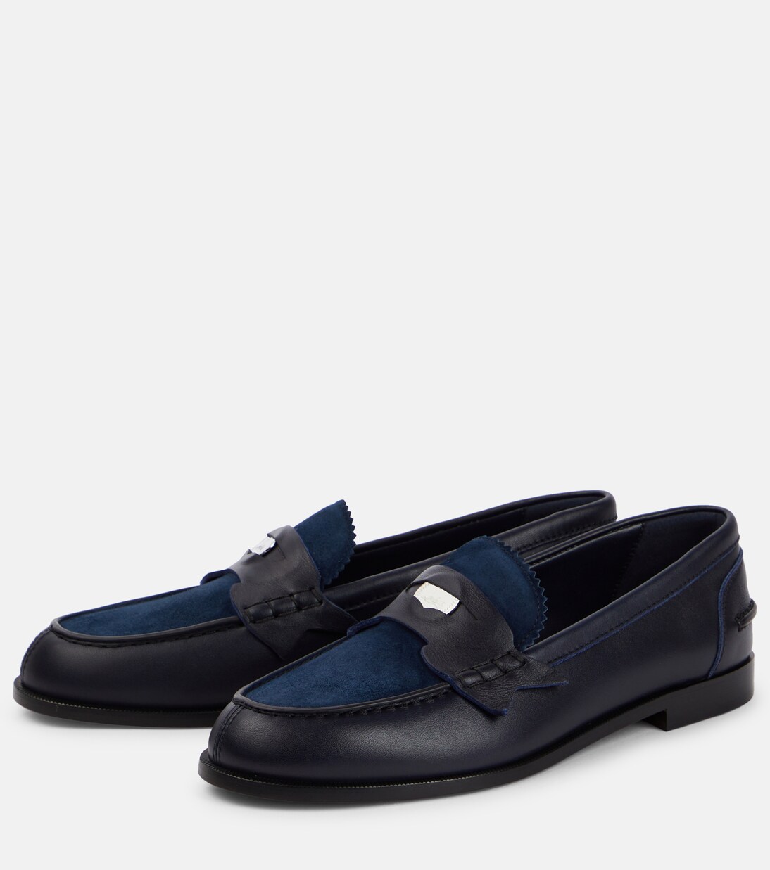 Loafers Penny aus Leder und Veloursleder | Christian Louboutin