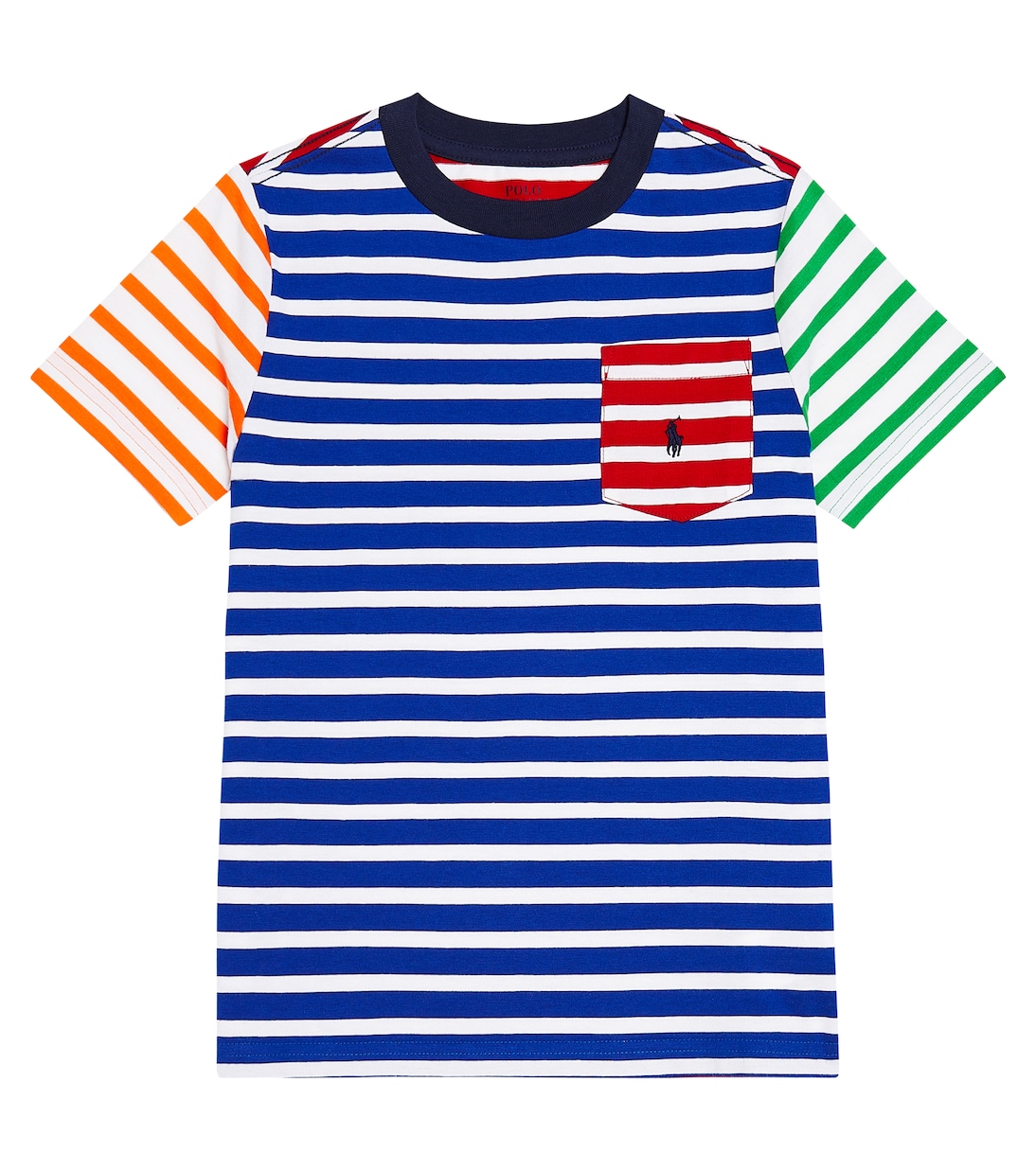 Camiseta en jersey de algodón a rayas | Polo Ralph Lauren Kids