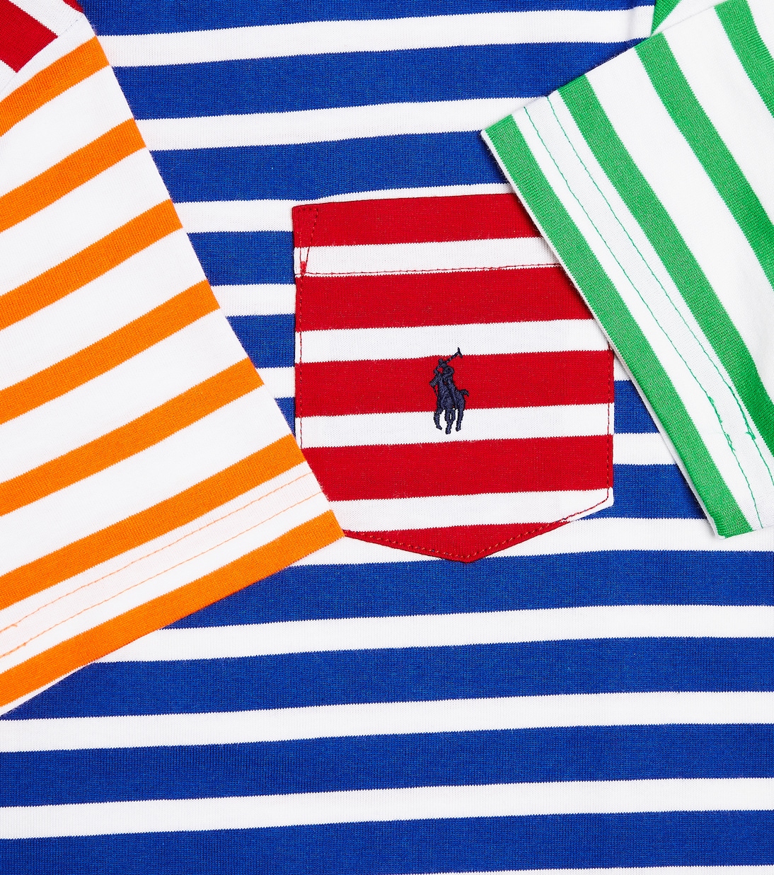 Camiseta en jersey de algodón a rayas | Polo Ralph Lauren Kids