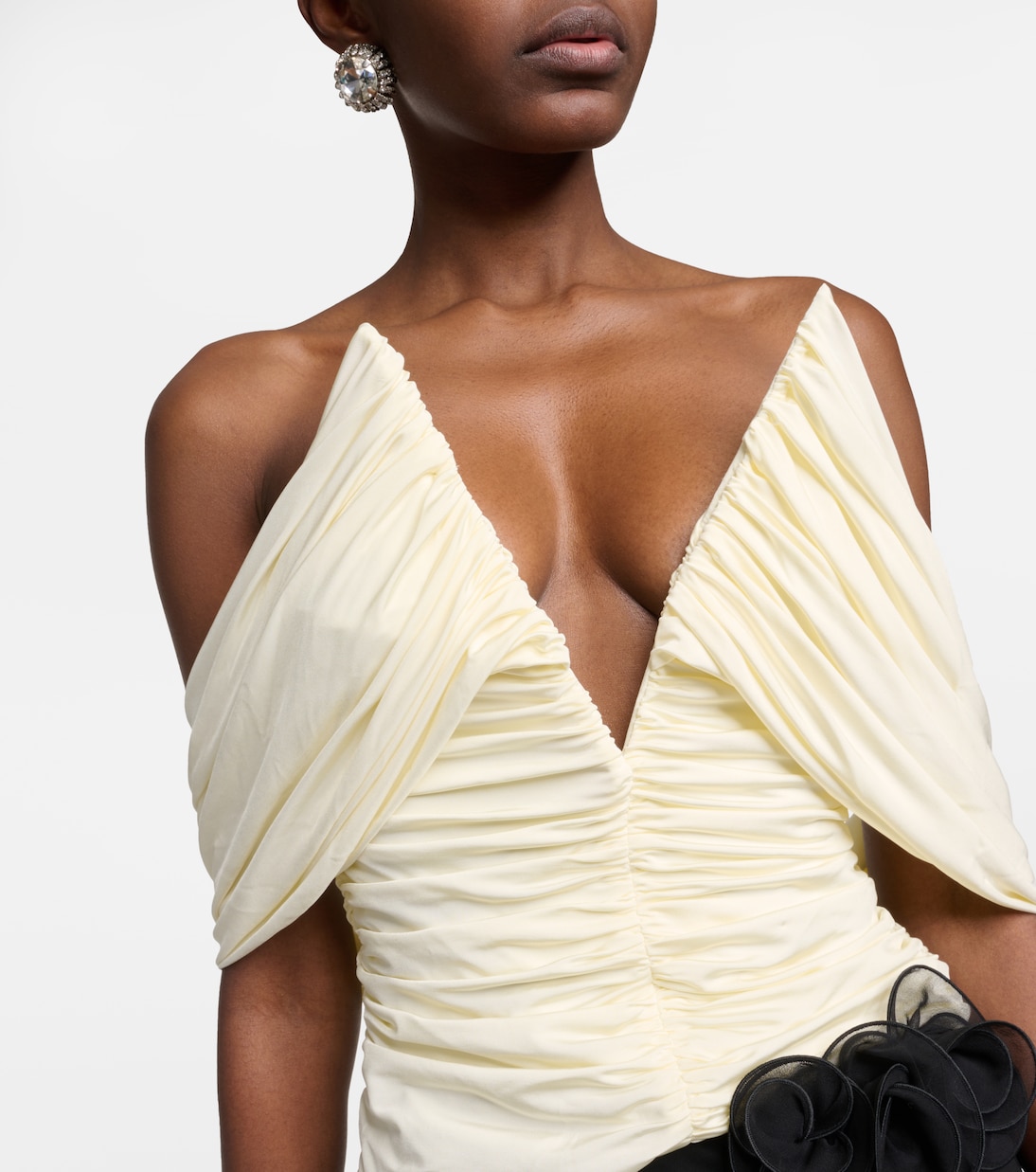 Gathered off-shoulder top | Magda Butrym