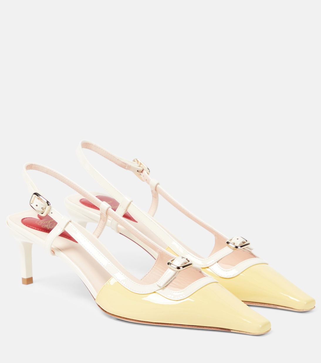 Slingback-Pumps Viv’ Canard aus Lackleder | Roger Vivier