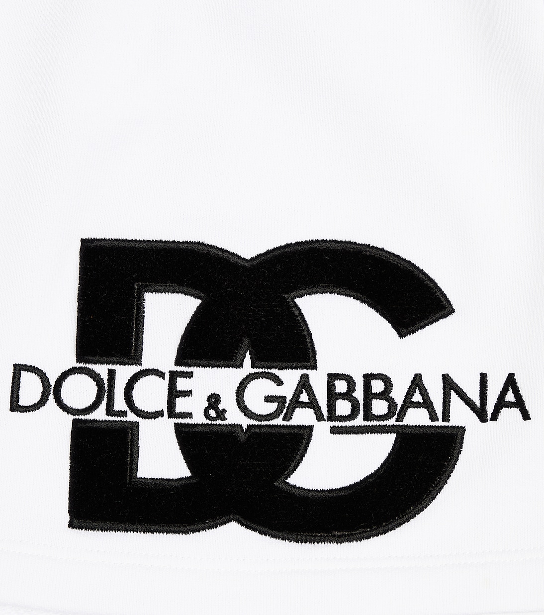 Falda de jersey de algodón con logo | Dolce&Gabbana Kids