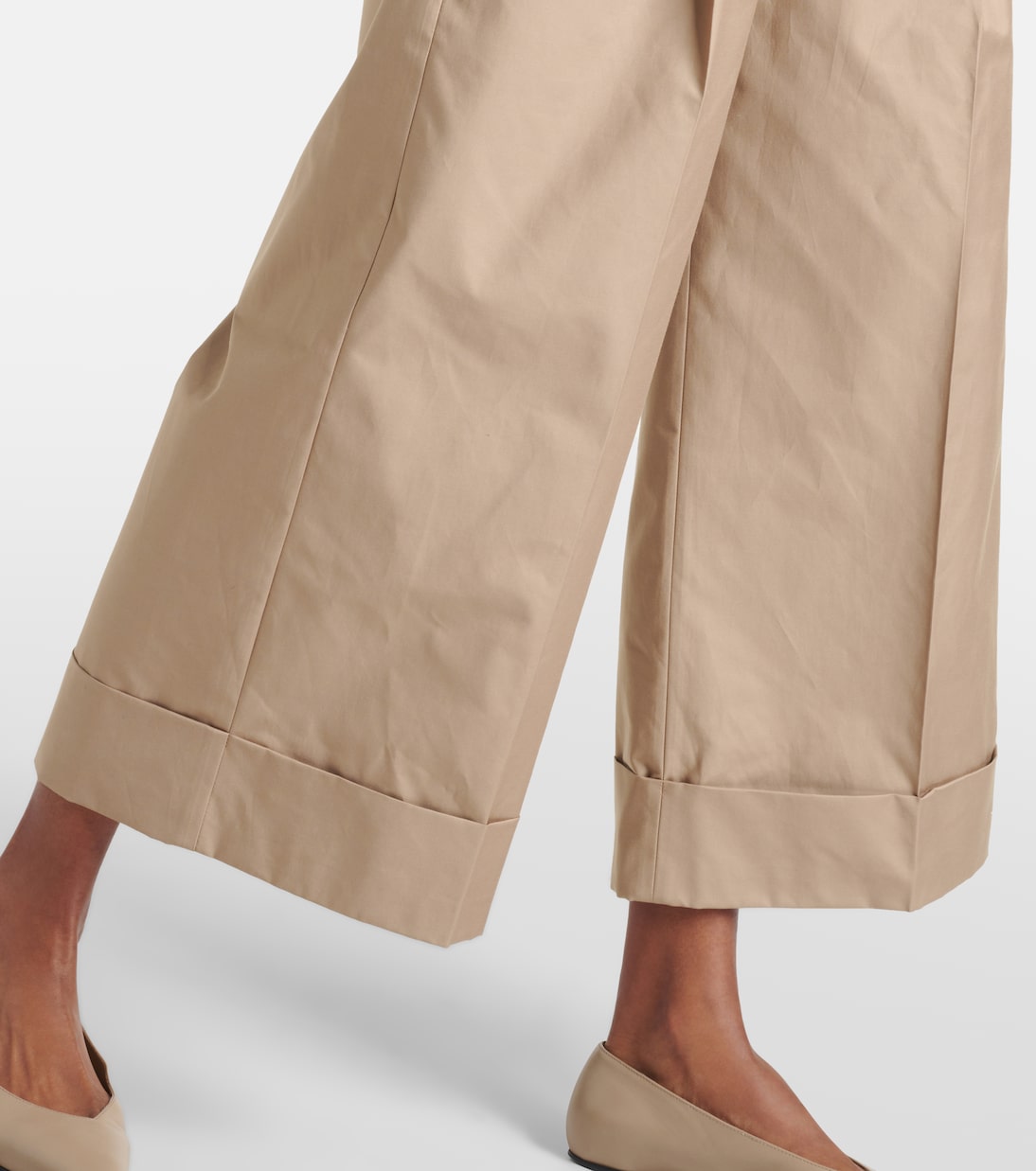 Pantalon ample en coton mélangé | 'S Max Mara
