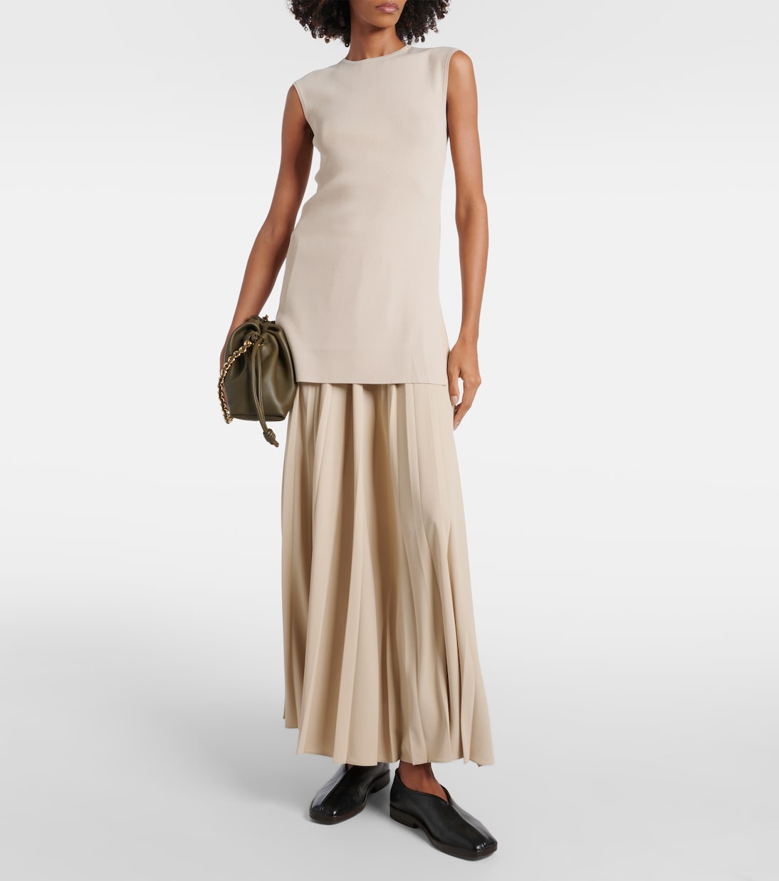 Soldino ribbed-knit jersey top | Max Mara