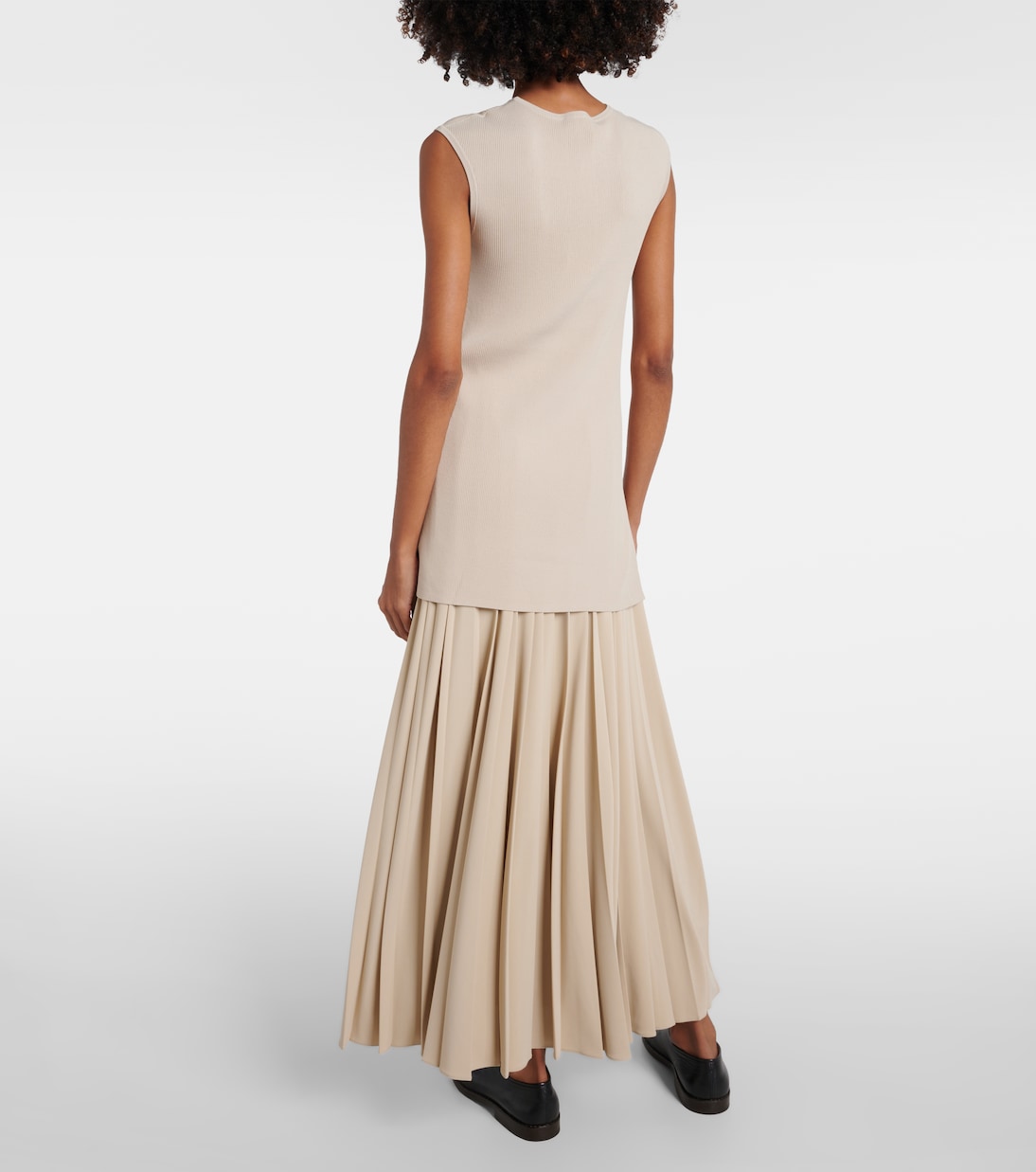 Soldino ribbed-knit jersey top | Max Mara