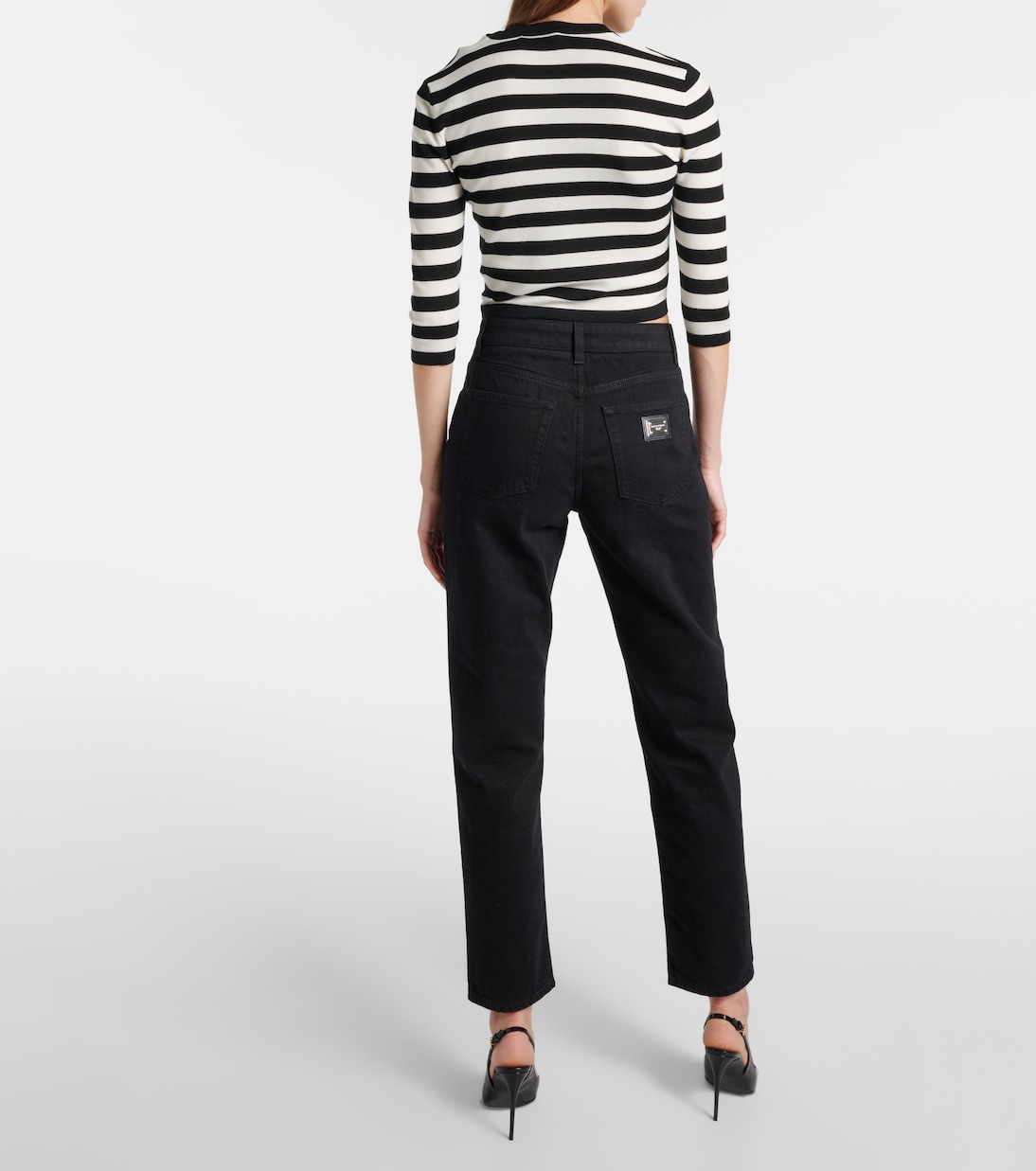 Jean slim à taille haute | Dolce&Gabbana