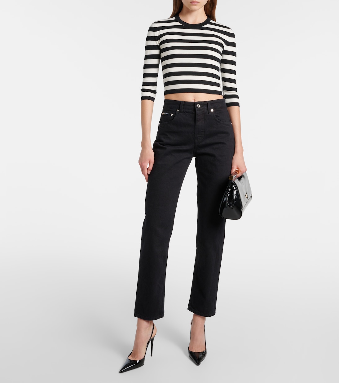 Jean slim à taille haute | Dolce&Gabbana