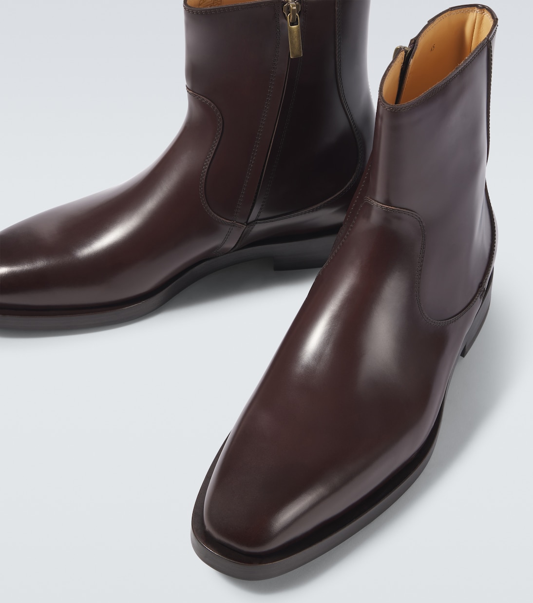 Bottines en cuir | Brunello Cucinelli