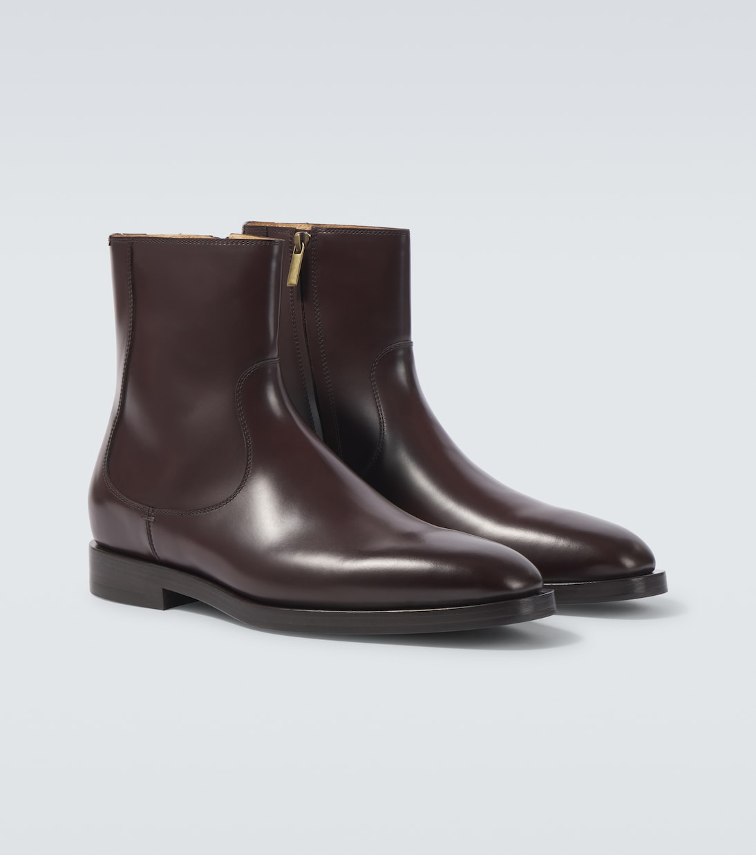 Bottines en cuir | Brunello Cucinelli