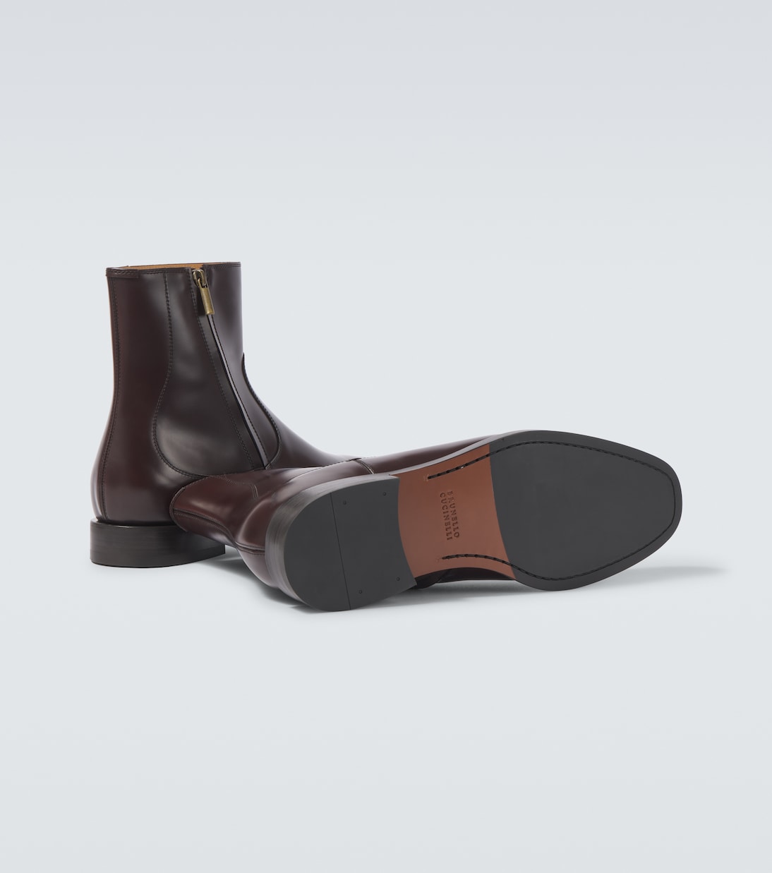 Bottines en cuir | Brunello Cucinelli