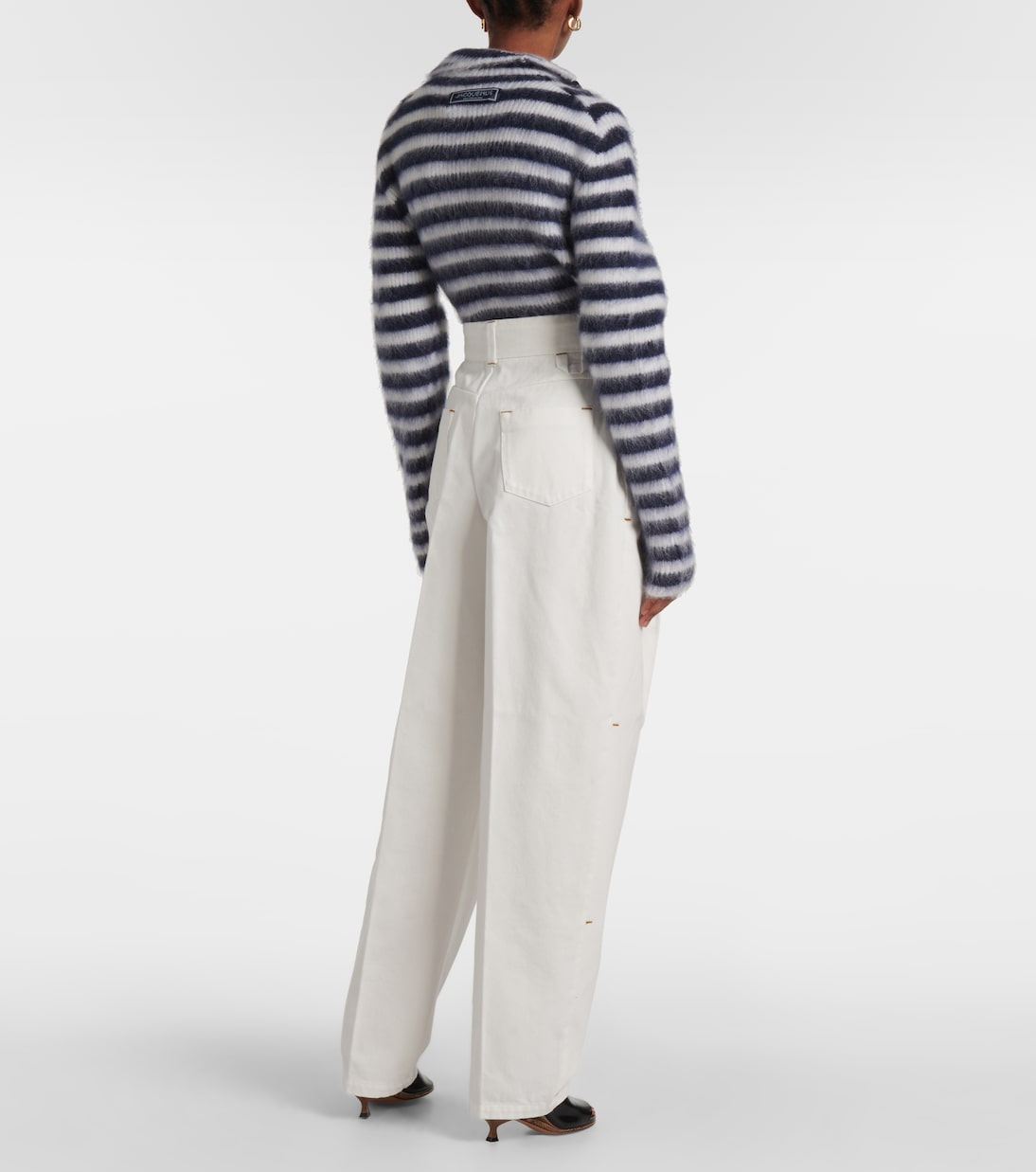 Jeans The Curzio De-Nîmes a vita alta | Jacquemus