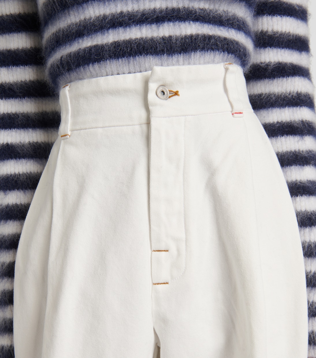 Jeans The Curzio De-Nîmes a vita alta | Jacquemus