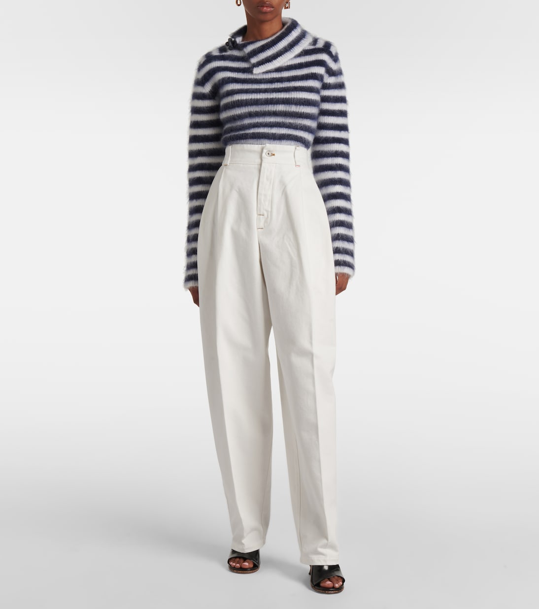 Jeans The Curzio De-Nîmes a vita alta | Jacquemus