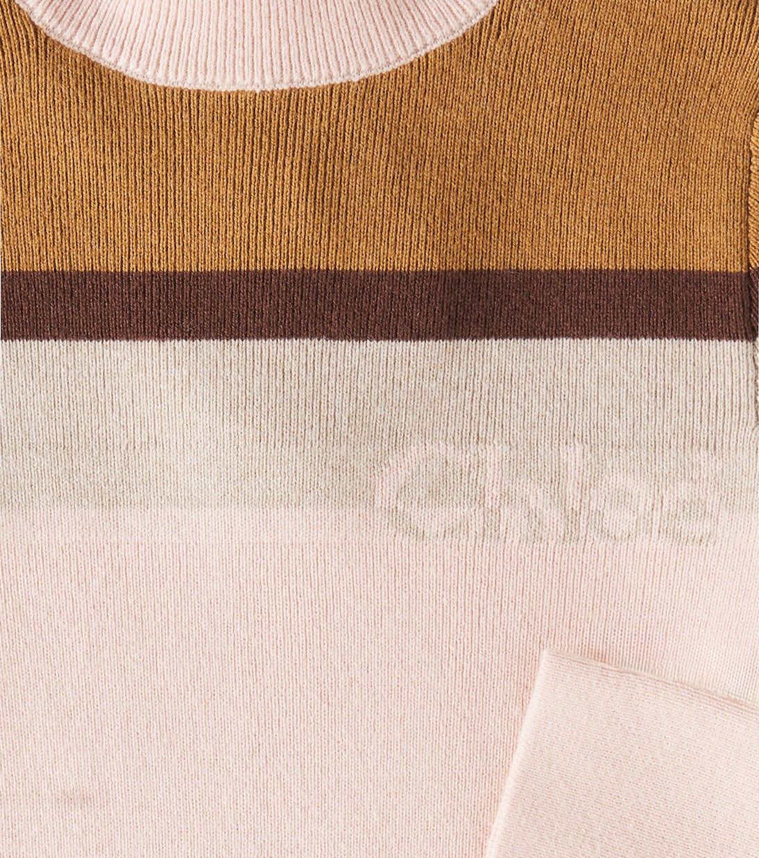 Pullover in cotone e lana con logo | Chloé Kids