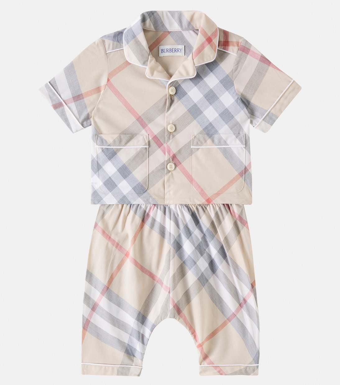 Bébé – Ensemble de pyjama Burberry Check en coton | Burberry Kids