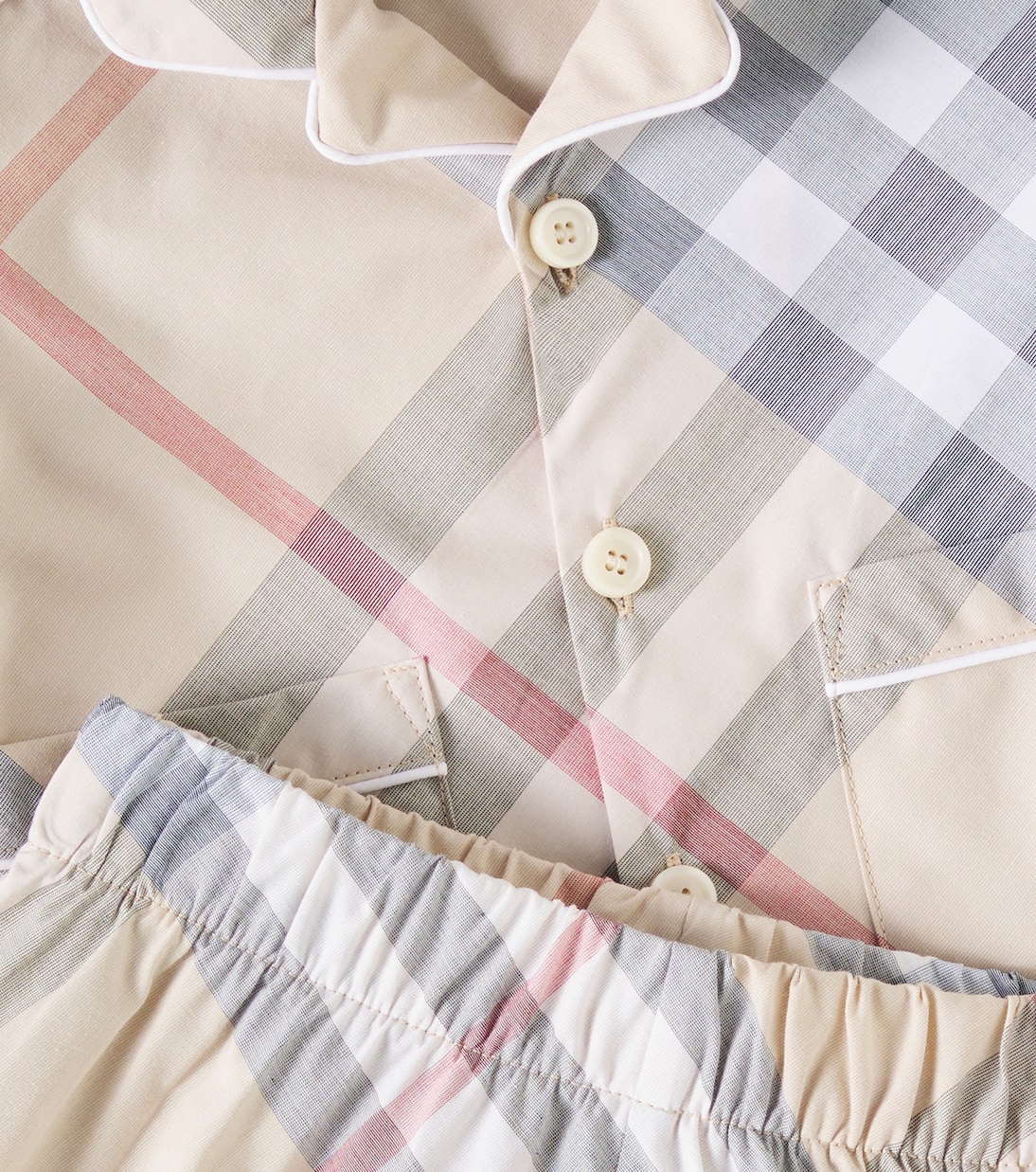 Bébé – Ensemble de pyjama Burberry Check en coton | Burberry Kids