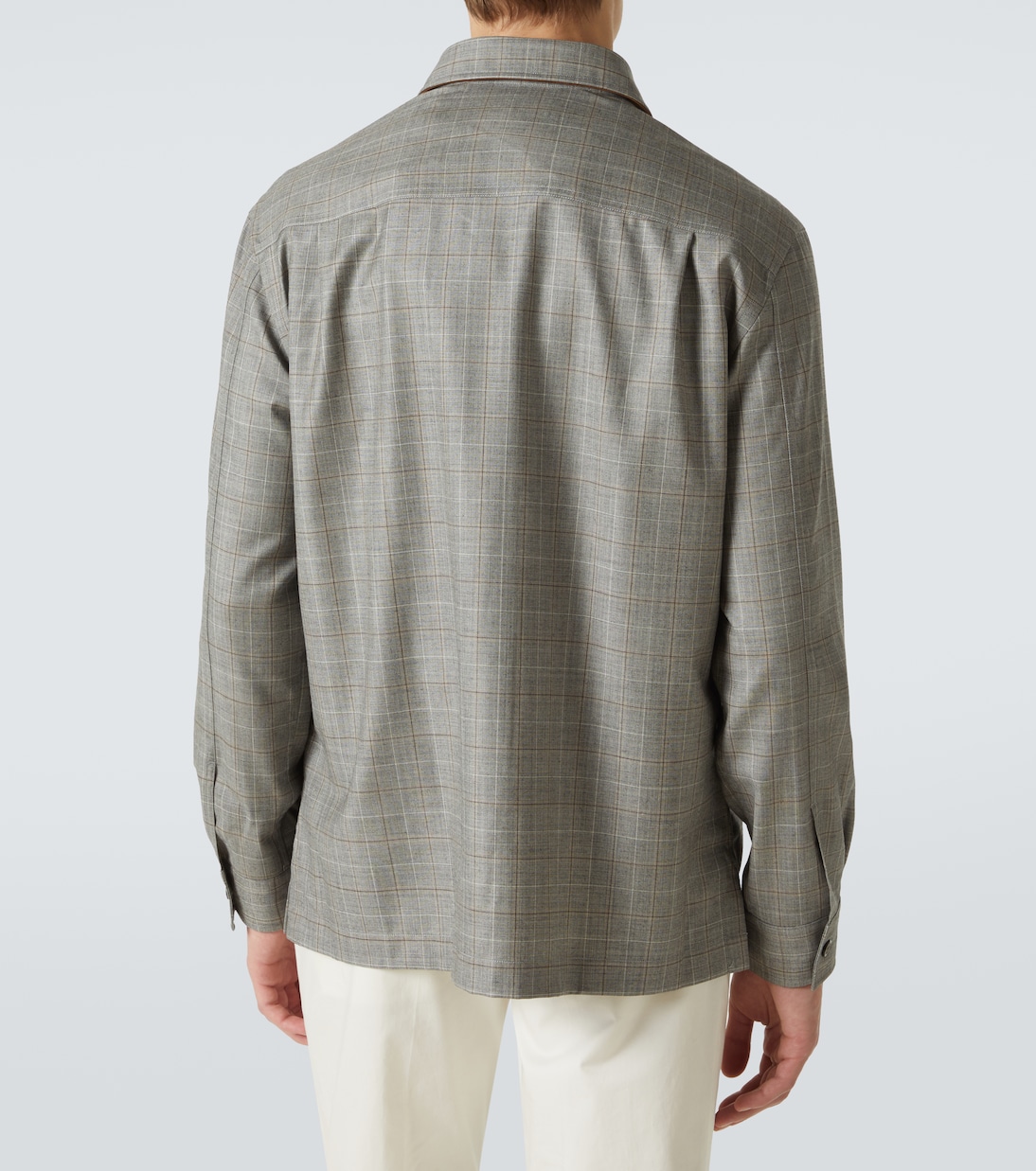 Checked wool overshirt | Dunhill