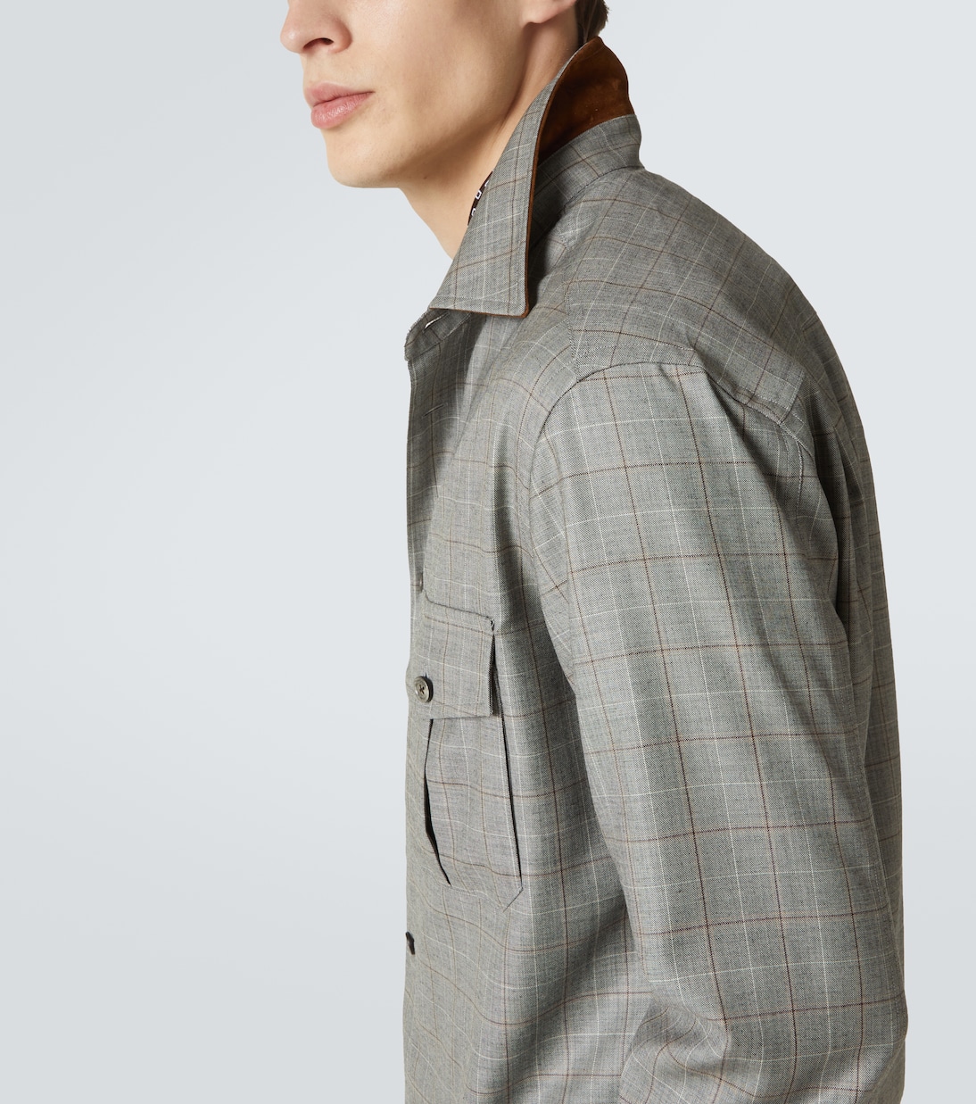 Checked wool overshirt | Dunhill