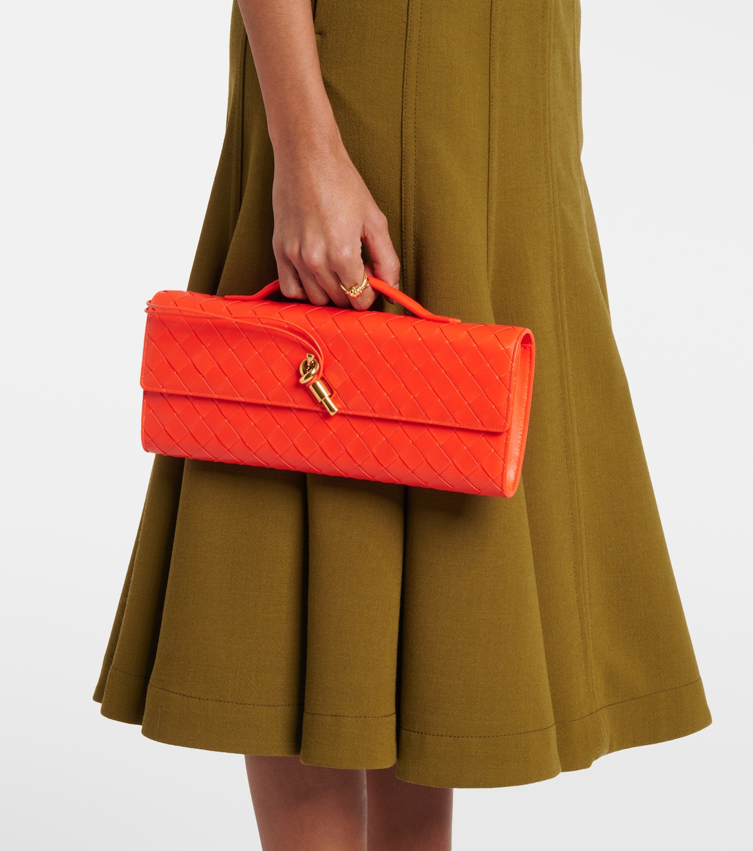Clutch Andiamo aus Leder | Bottega Veneta
