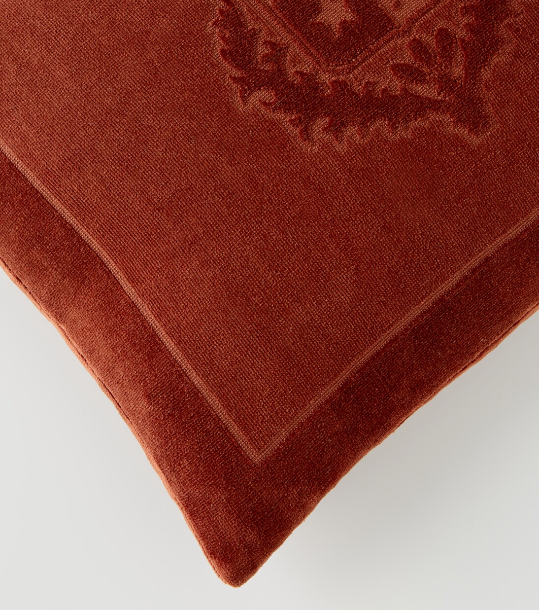 Crest cotton velour and terry cushion | Loro Piana