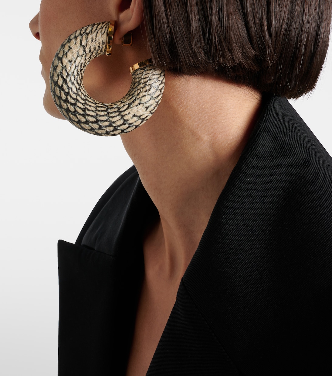 Pendientes de aro The Mojave grabados | Jacquemus