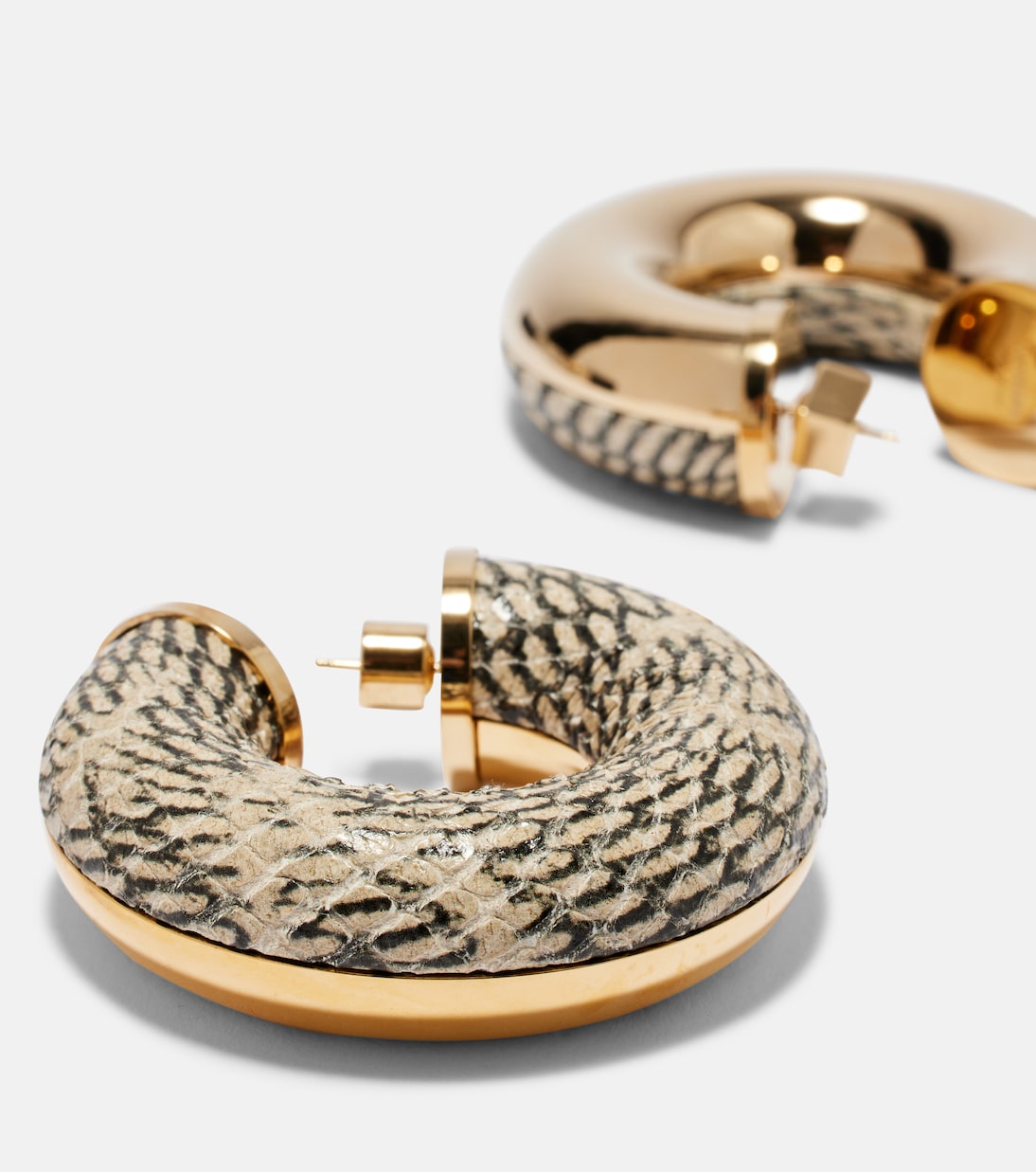 Pendientes de aro The Mojave grabados | Jacquemus
