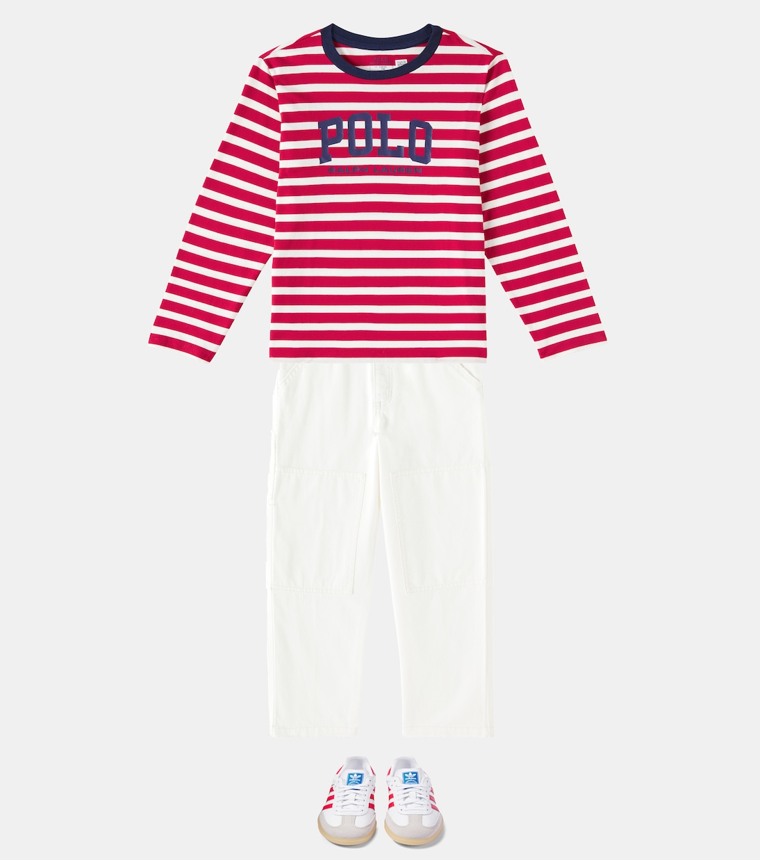 T-shirt rayé en coton  | Polo Ralph Lauren Kids