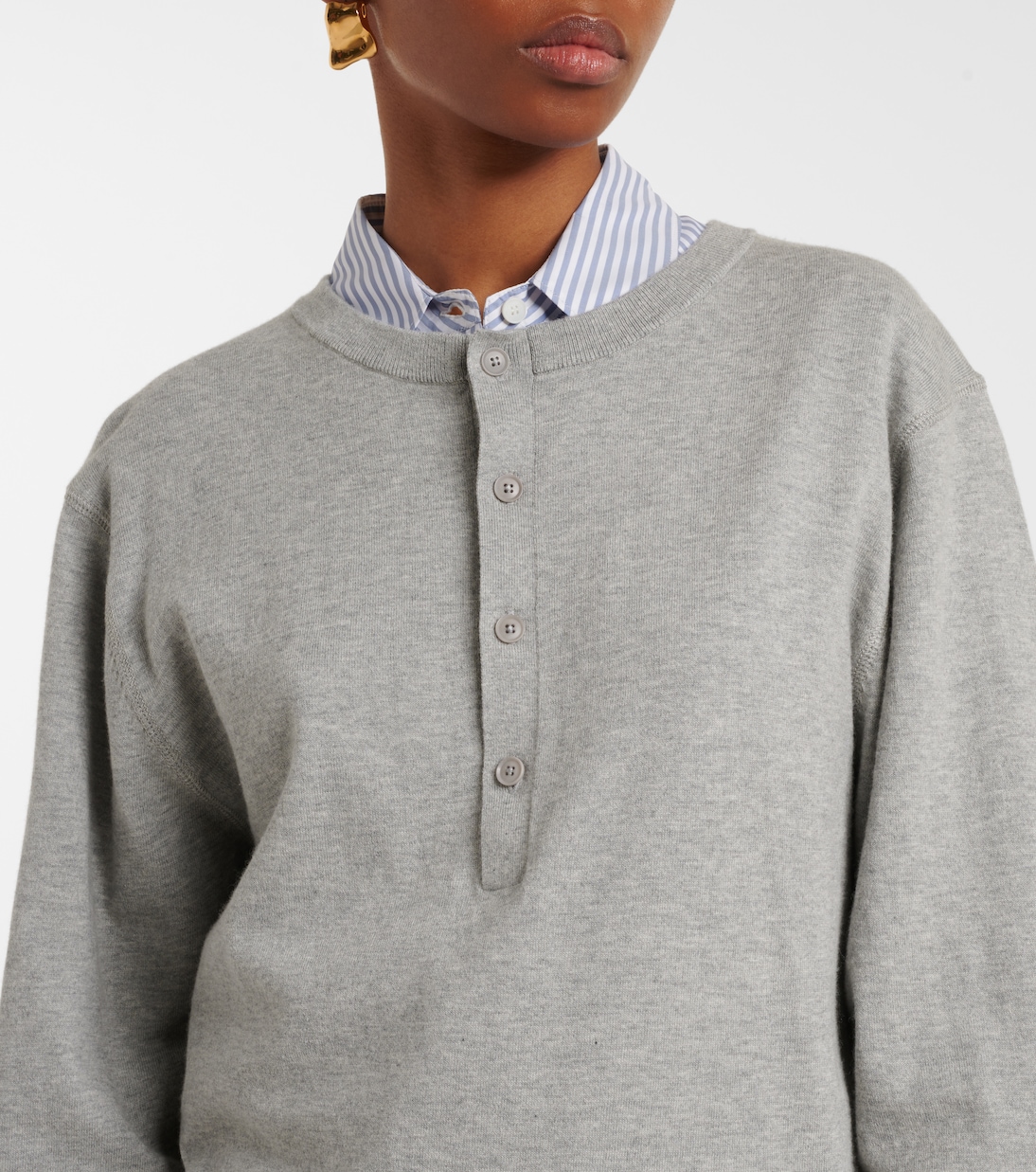 Top Herman en coton et cachemire | Extreme Cashmere