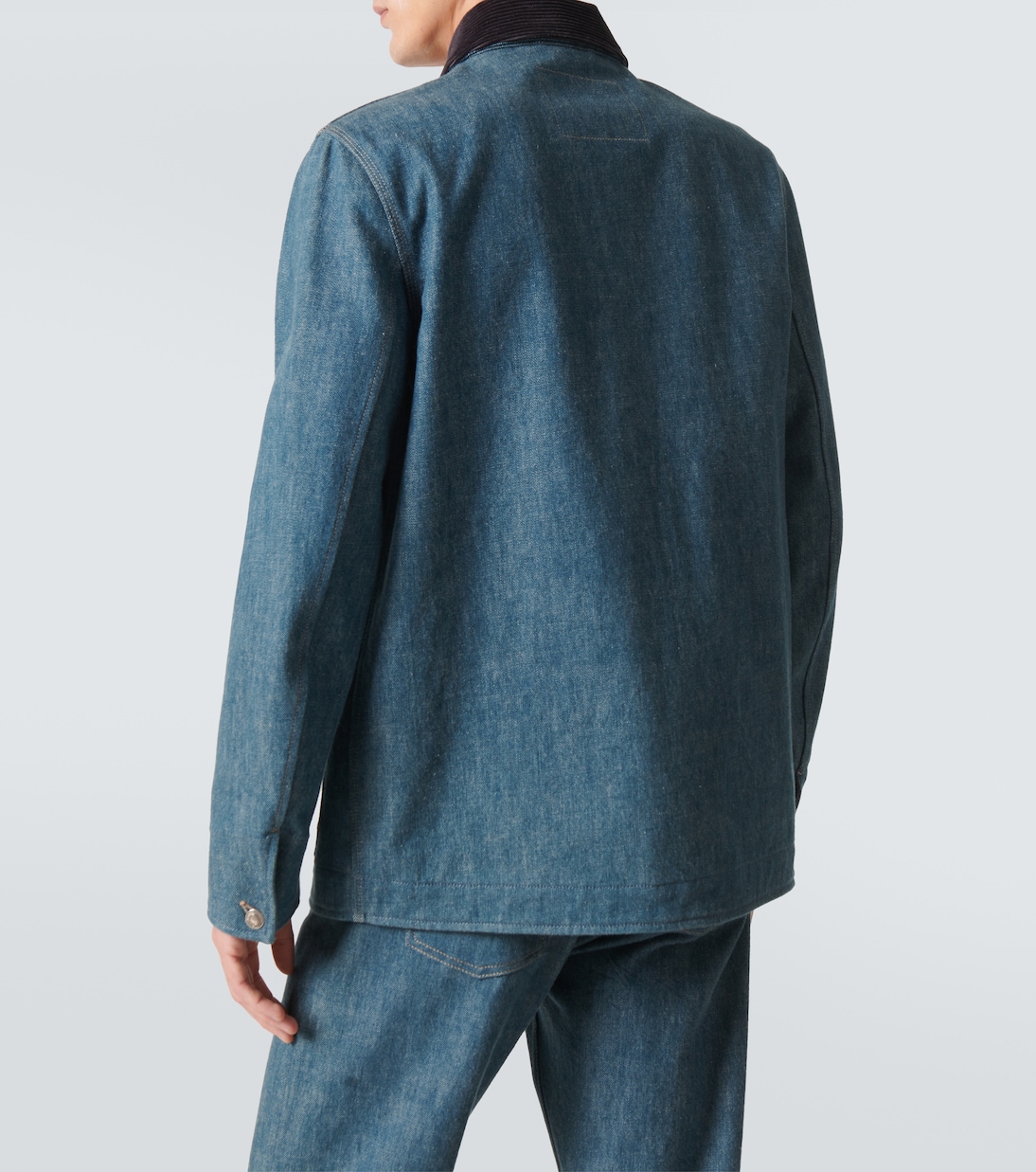 Jeansjacke Conley mit Cord | Loro Piana