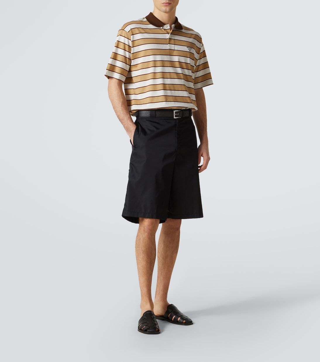 Slippers aus Leder | Prada