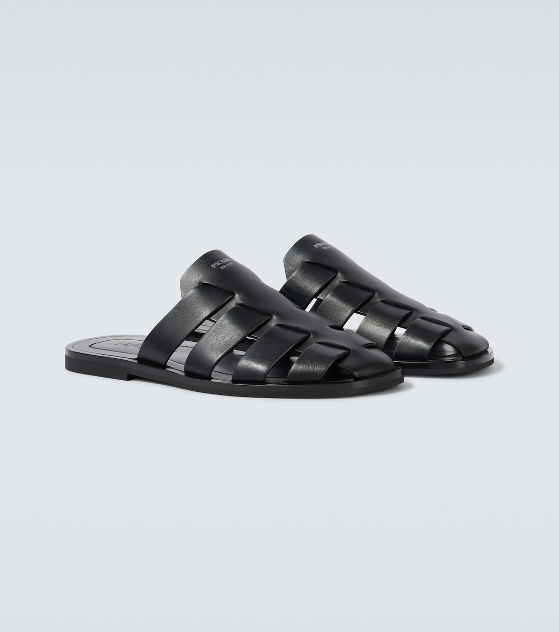 Slippers aus Leder | Prada