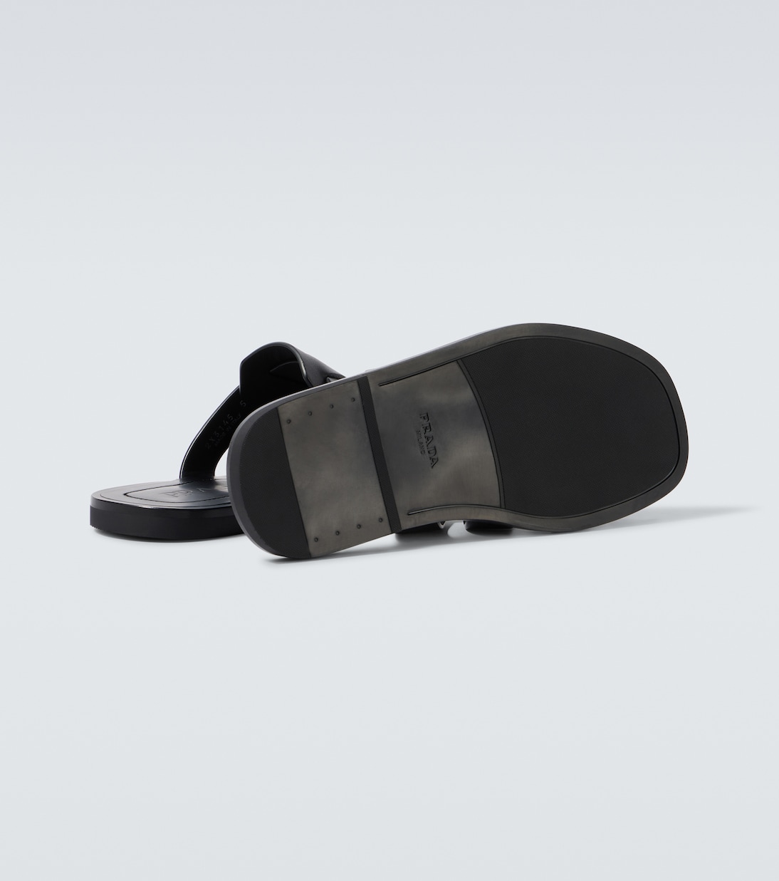 Slippers aus Leder | Prada