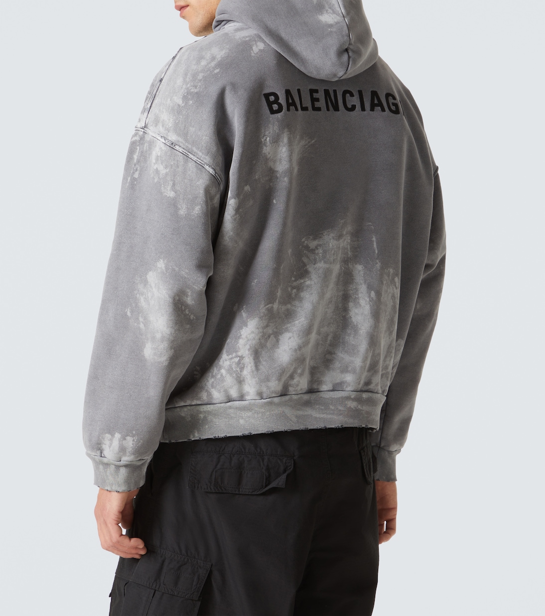 Sudadera con capucha desgastada | Balenciaga