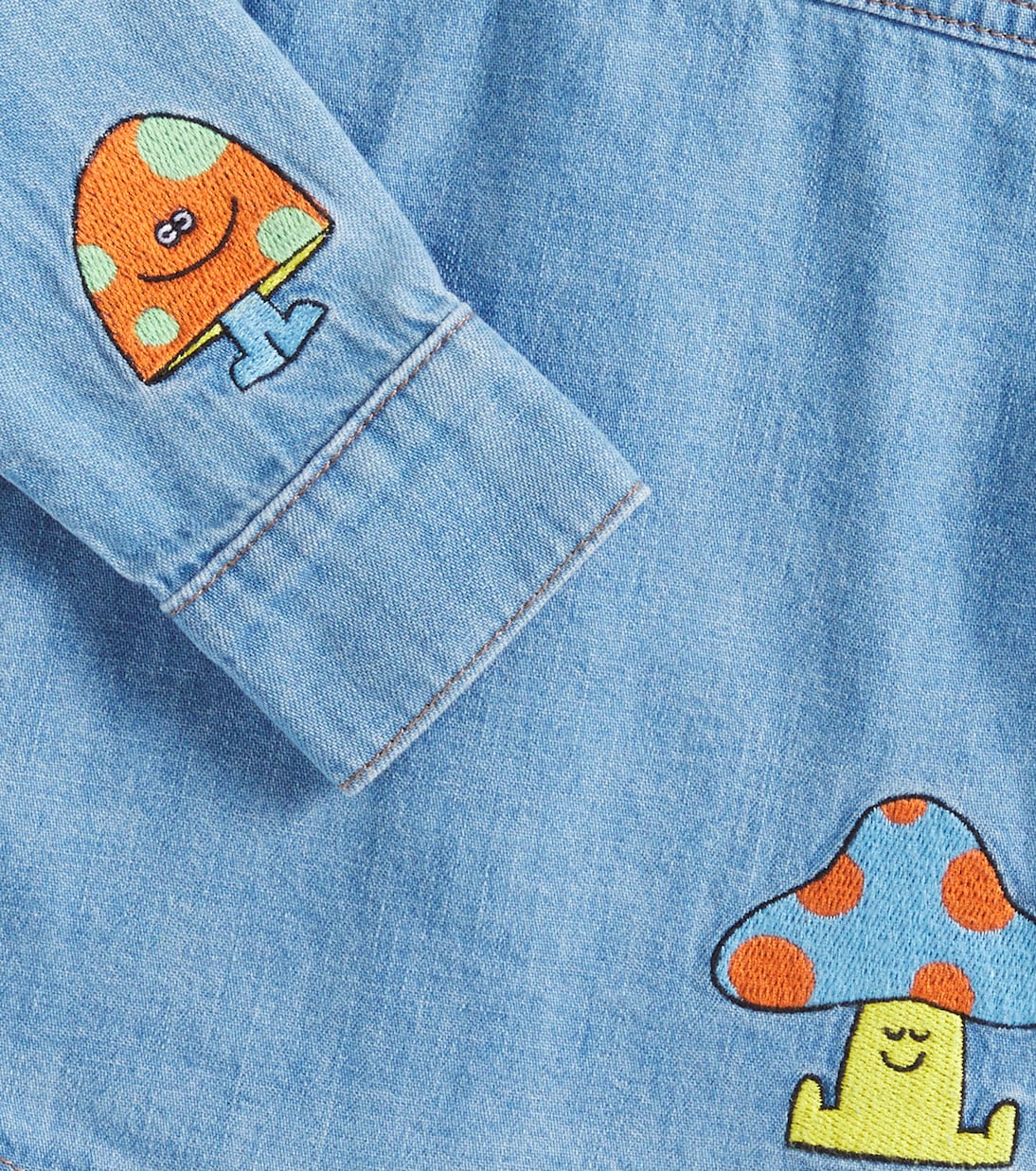 Bebé - camisa de algodón bordada | Stella McCartney Kids