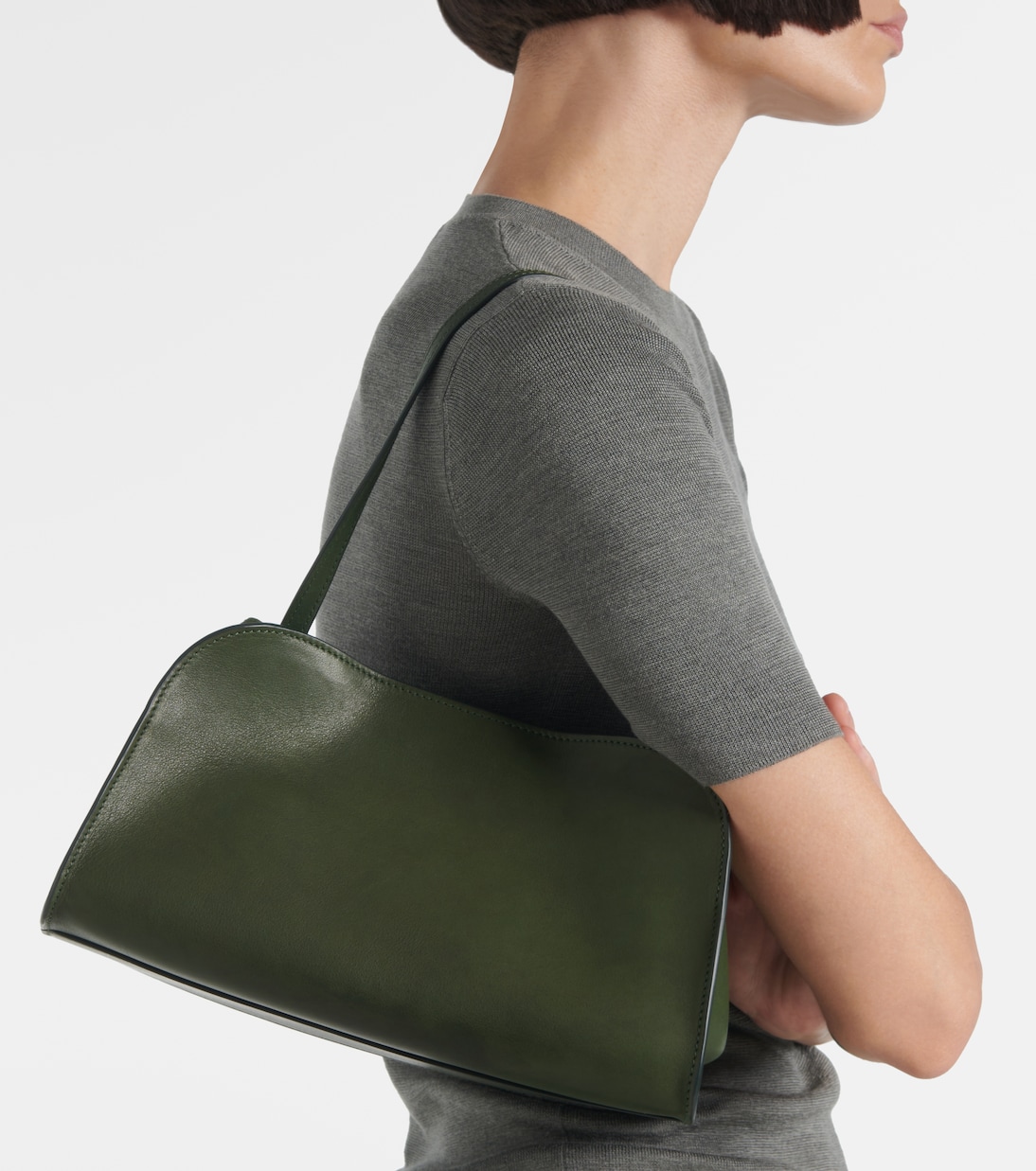 Sac Peggy en cuir | The Row