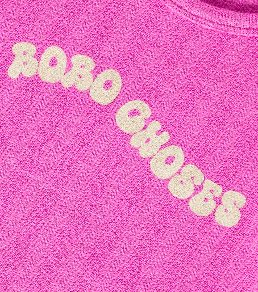T-shirt Wavy con volant e logo | Bobo Choses