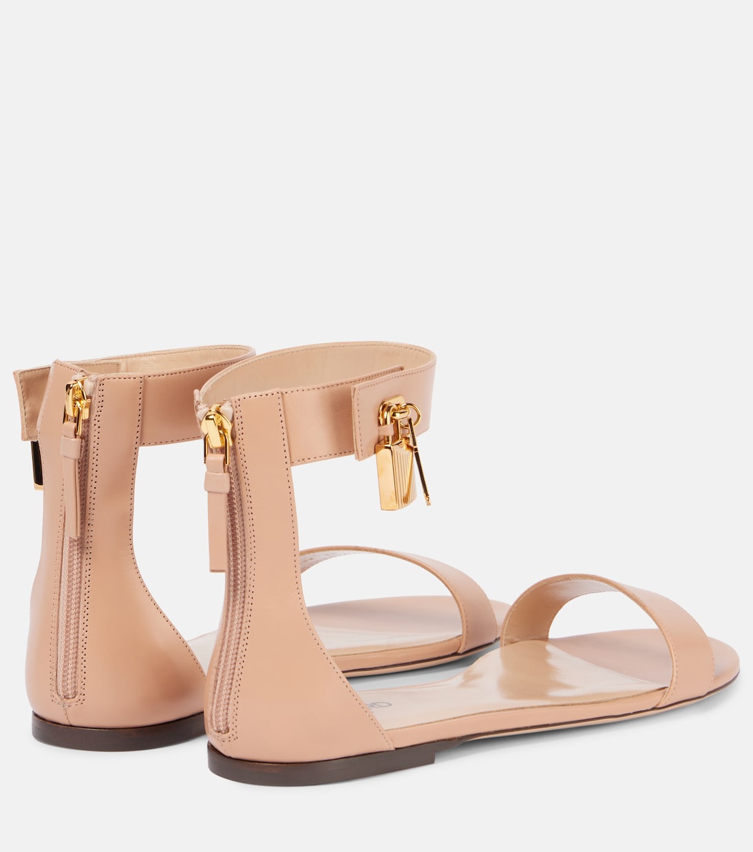 Padlock leather sandals | Tom Ford